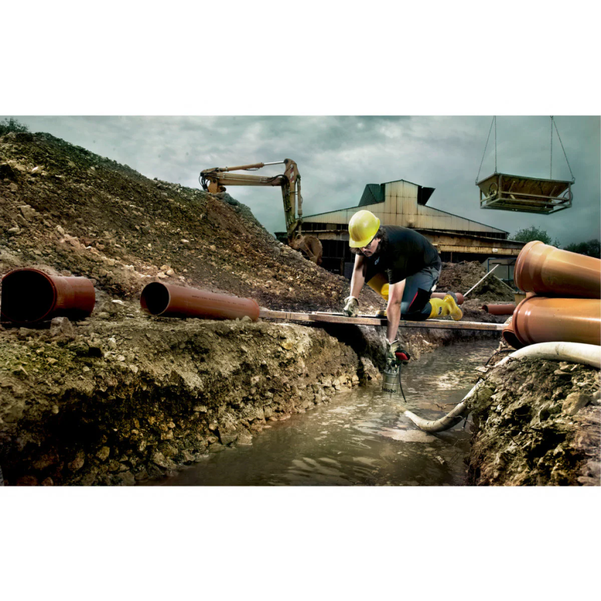 Помпа дренажна 1470W 28000l/h Metabo SP 28-50 S Inox 604114000