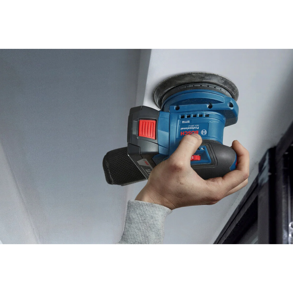 Акумулаторен ексцентършлайф BOSCH GEX 185-LI, 125mm 06013A5020 Акумулаторен ексцентършлайф BOSCH GEX 185-LI, 125mm 06013A5020