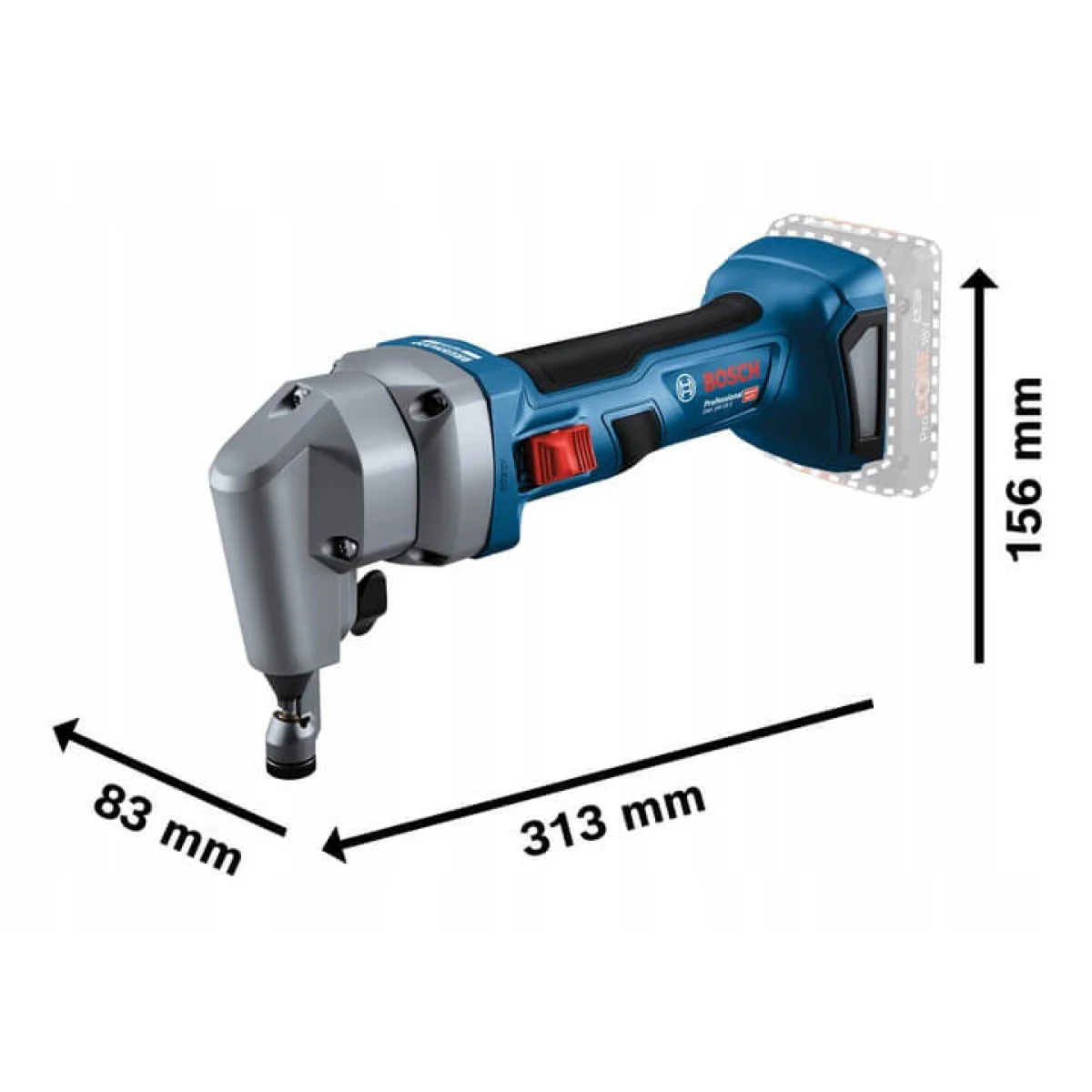Акумулаторен нагер Bosch GNA 18V-16 E 2 x ProCore 4,0 Ah, L-Boxx 136 0601529601 Акумулаторен нагер Bosch GNA 18V-16 E 2 x ProCore 4,0 Ah, L-Boxx 136 0601529601