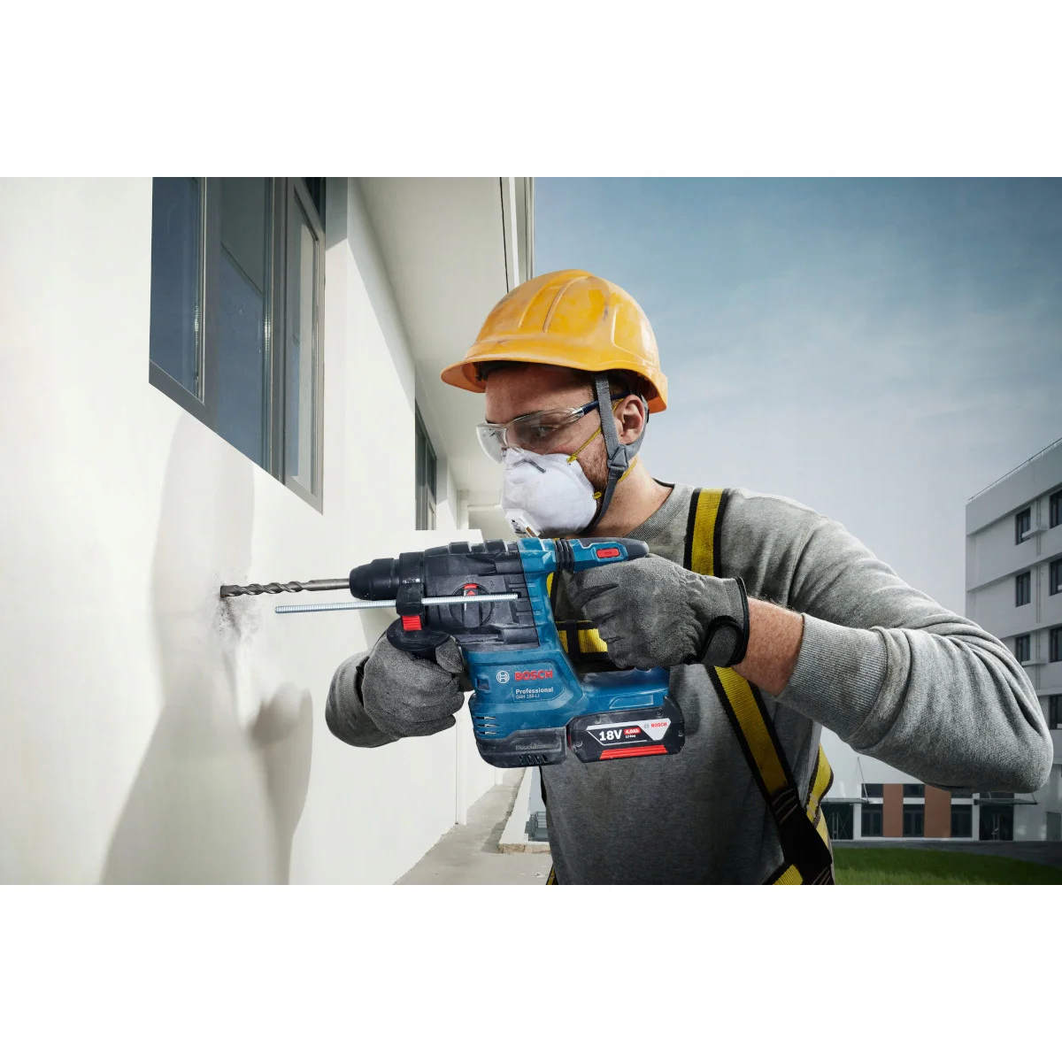 Акумулаторен перфоратор Bosch GBH 185-LI - 2бат 0611924021 Акумулаторен перфоратор Bosch GBH 185-LI - 2бат 0611924021