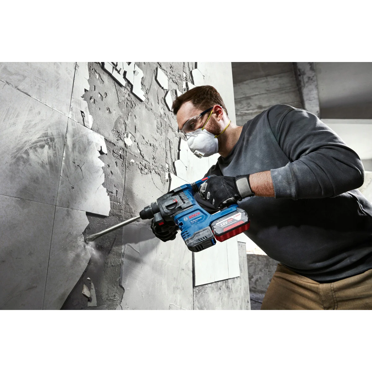Акумулаторен перфоратор Bosch GBH 185-LI - 2бат 0611924021 Акумулаторен перфоратор Bosch GBH 185-LI - 2бат 0611924021