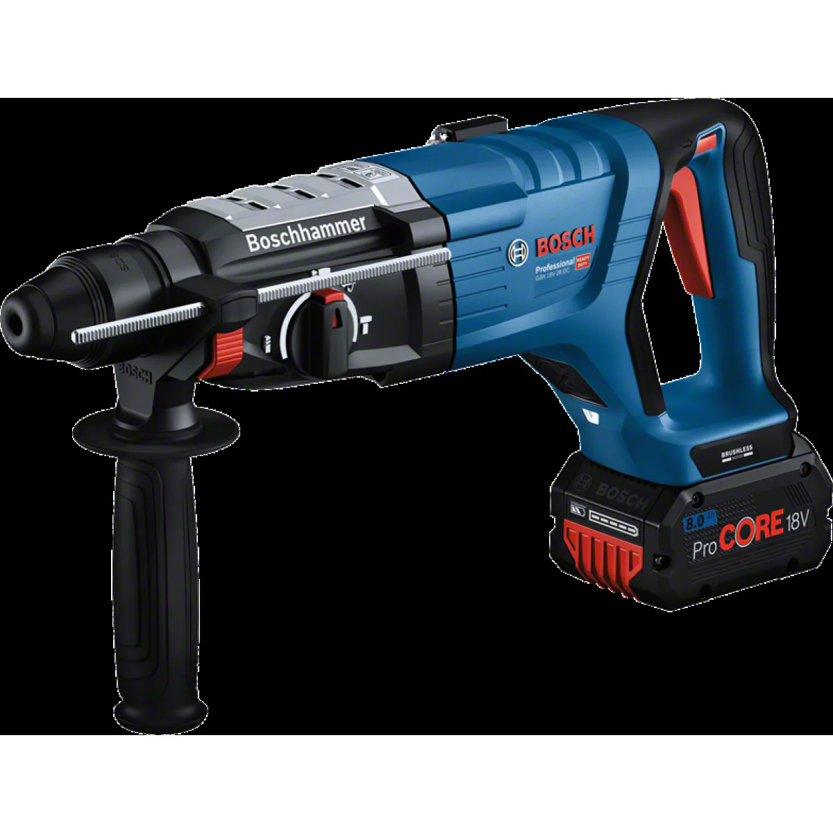 Акумулаторен перфоратор със SDS plus Bosch GBH 18V-28 D - 3,4 J, без батерия и зарядно 0611919003