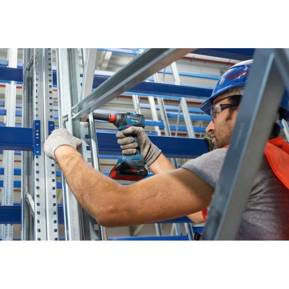 Акумулаторен ударен гайковерт Bosch GDX 18V-200 - 200 Nm, без батерии и зарядно 06019J2204