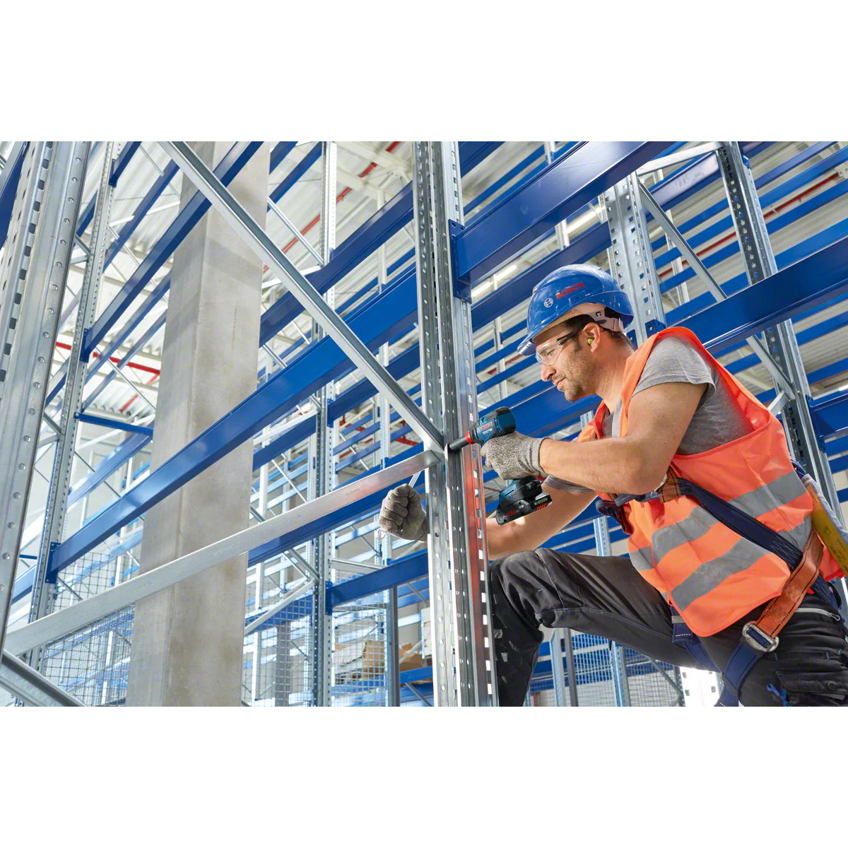 Акумулаторен ударен гайковерт Bosch GDX 18V-200 C, 2x5.0Ah, L-BOXX 06019G4201