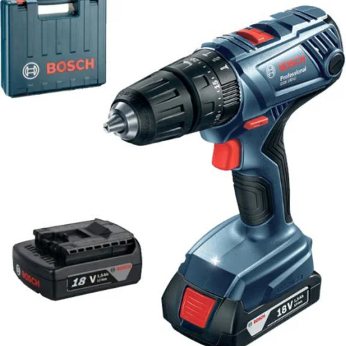 Акумулаторен ударен винтоверт Bosch GSB 180-LI 2 бр. батерии 18V 2Ah 