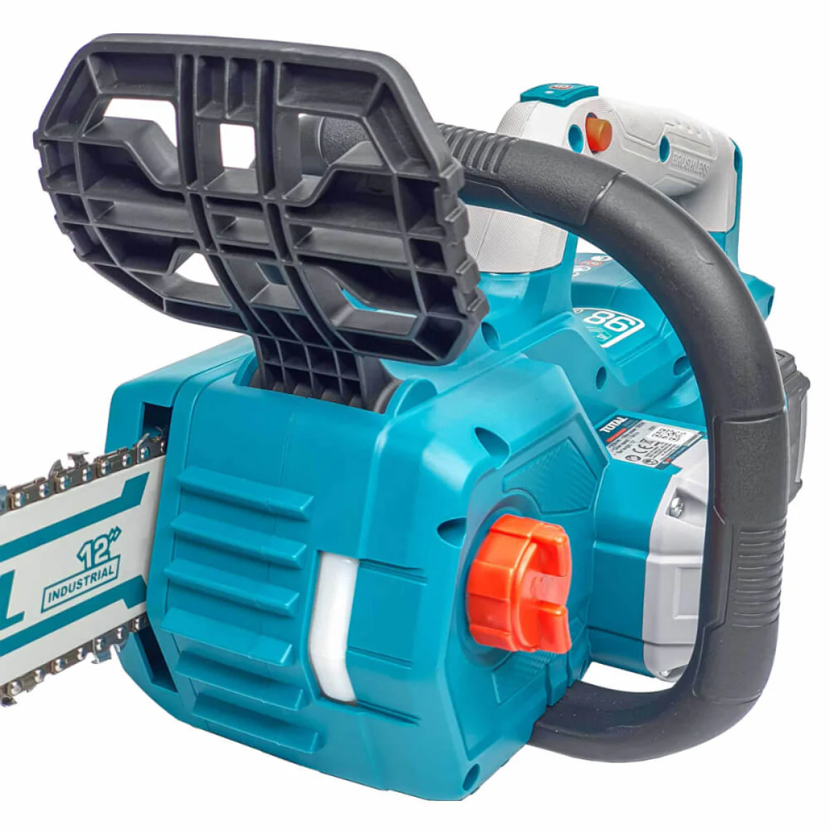 Акумулаторен верижен трион TOTAL Industrial TGSLI201286, 30 см, 2 x 20V 4Ah TGSLI201286