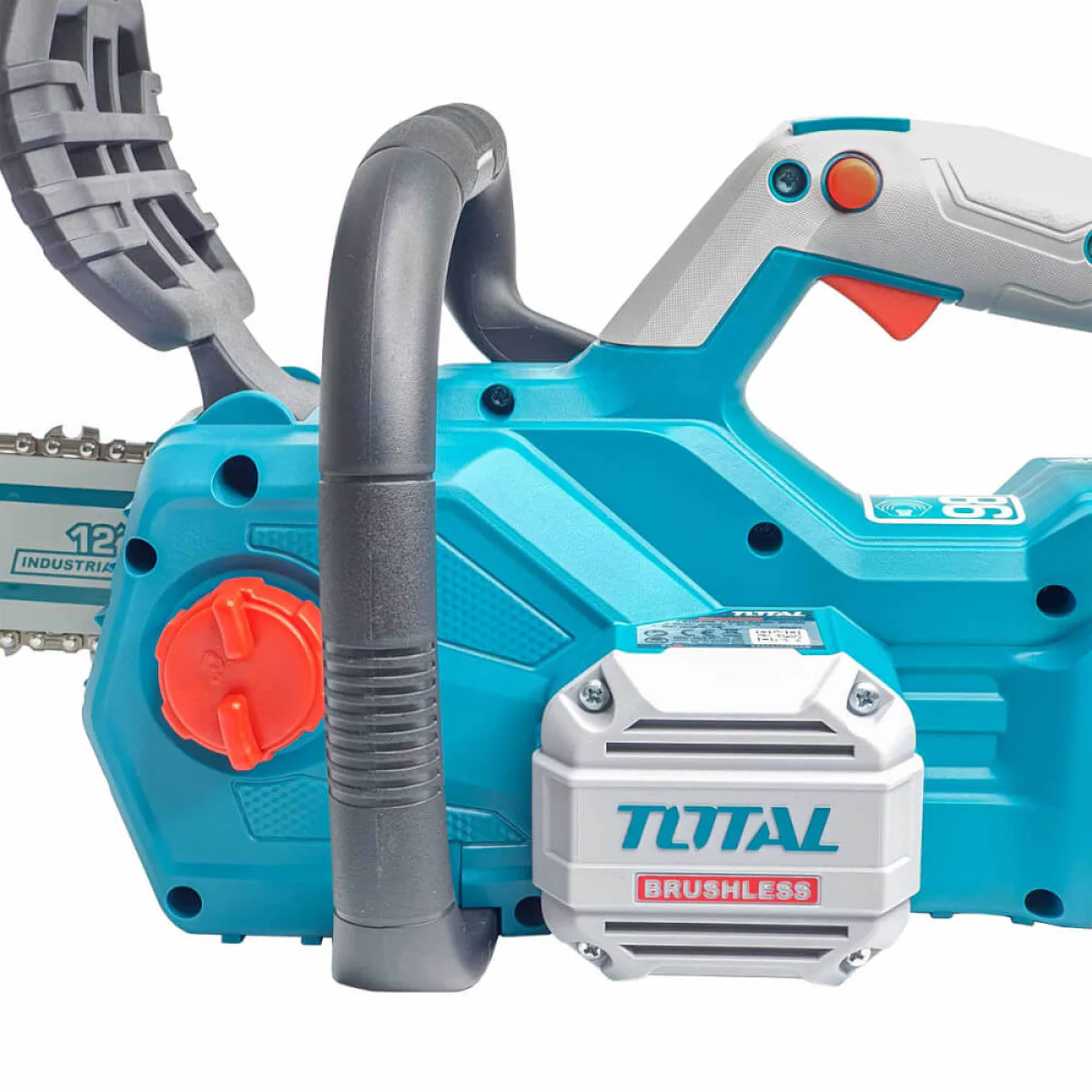 Акумулаторен верижен трион TOTAL Industrial TGSLI201286, 30 см, 2 x 20V 4Ah TGSLI201286