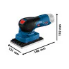 Акумулаторен виброшлайф Bosch GSS 12V-13, 12 V, 130 мм, без батерия 06019L0000