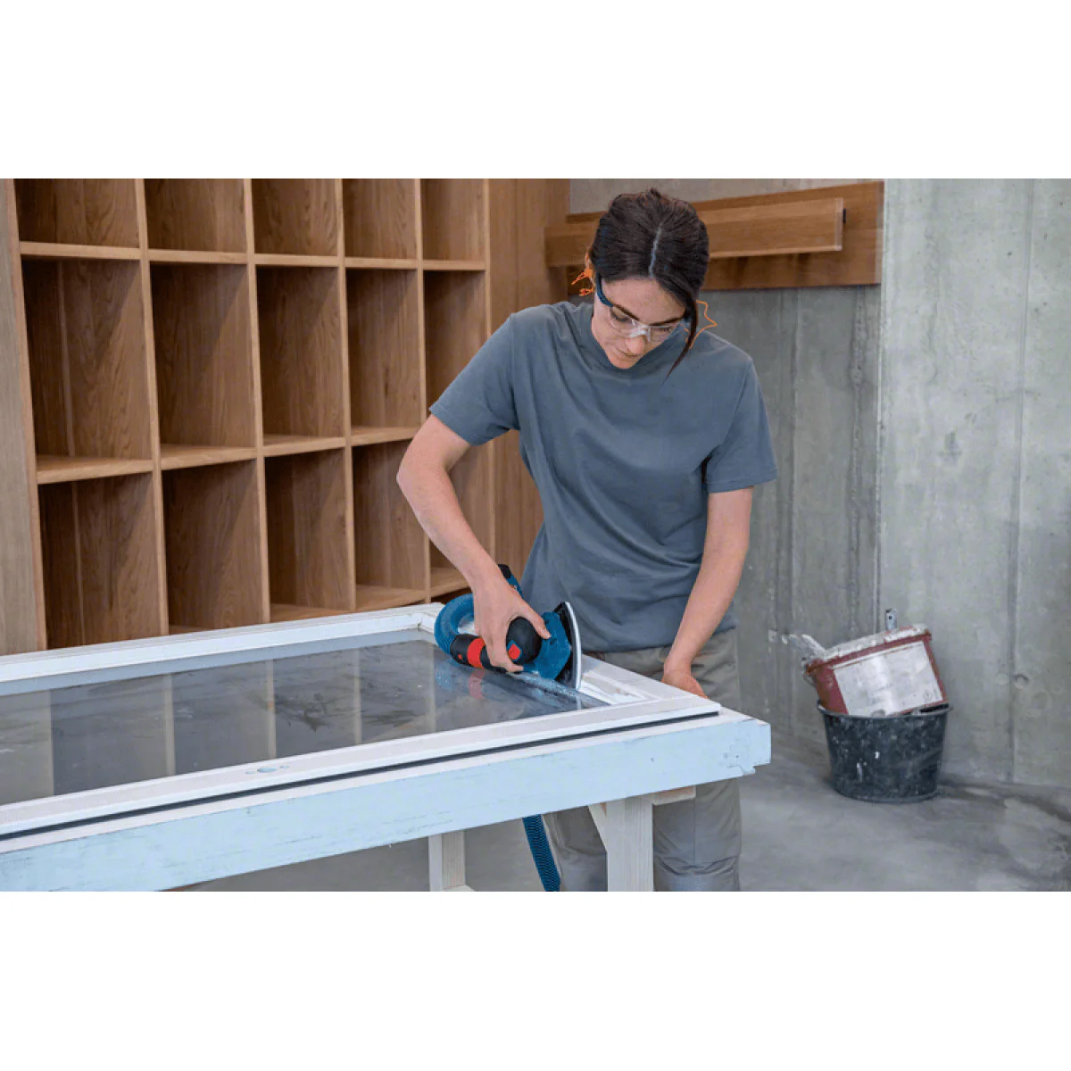 Акумулаторен виброшлайф Bosch GSS 12V-13, 12 V, 130 мм, без батерия 06019L0000