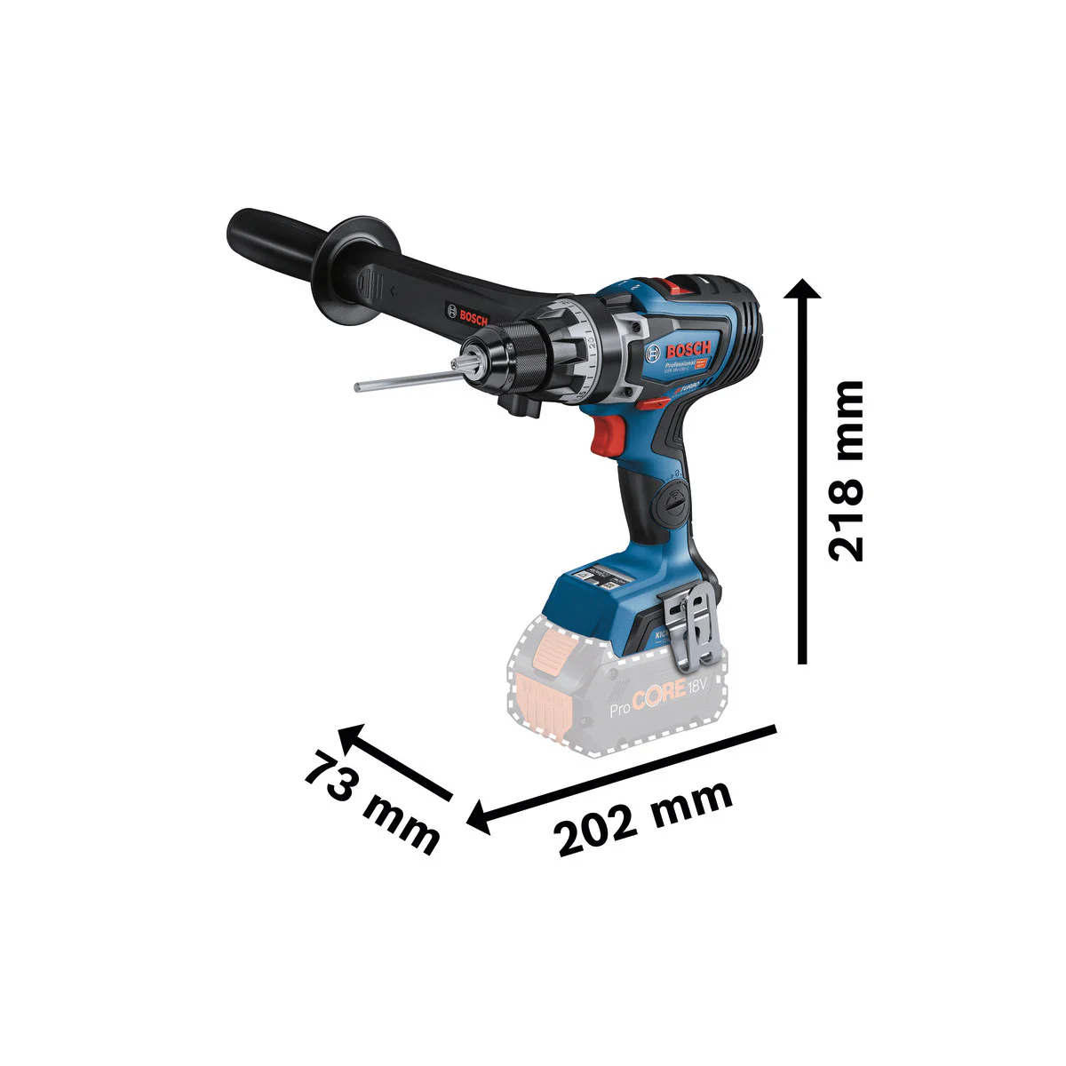 Акумулаторен винтоверт Bosch GSR 18V-150 2 батерии x 8,0Ah ProCORE, L-Boxx 06019J5005 Акумулаторен винтоверт Bosch GSR 18V-150 2 батерии x 8,0Ah ProCORE, L-Boxx 06019J5005
