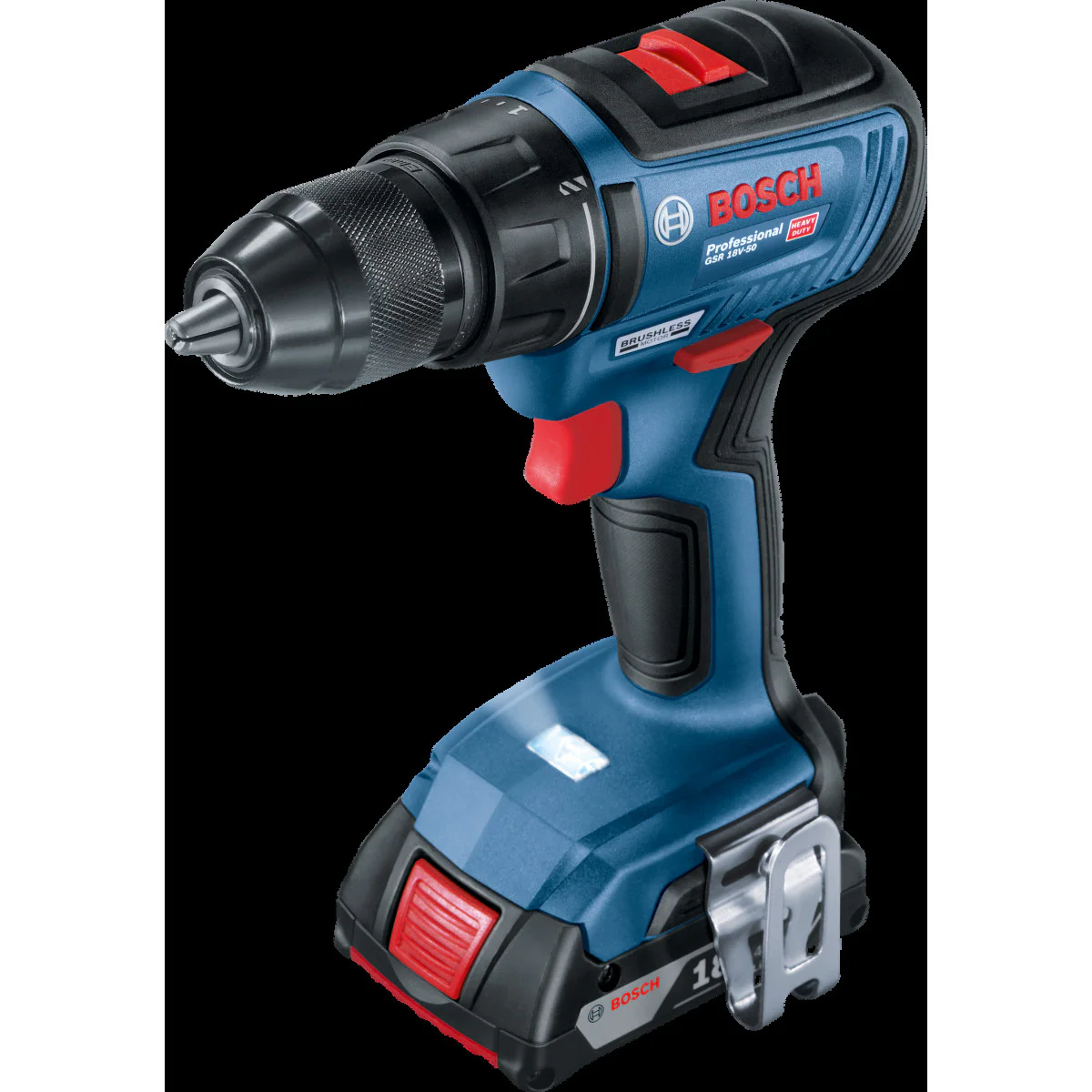 Акумулаторен винтоверт Bosch GSR 18V-50  2 бр x 2,0 Ah 18V 06019H5000