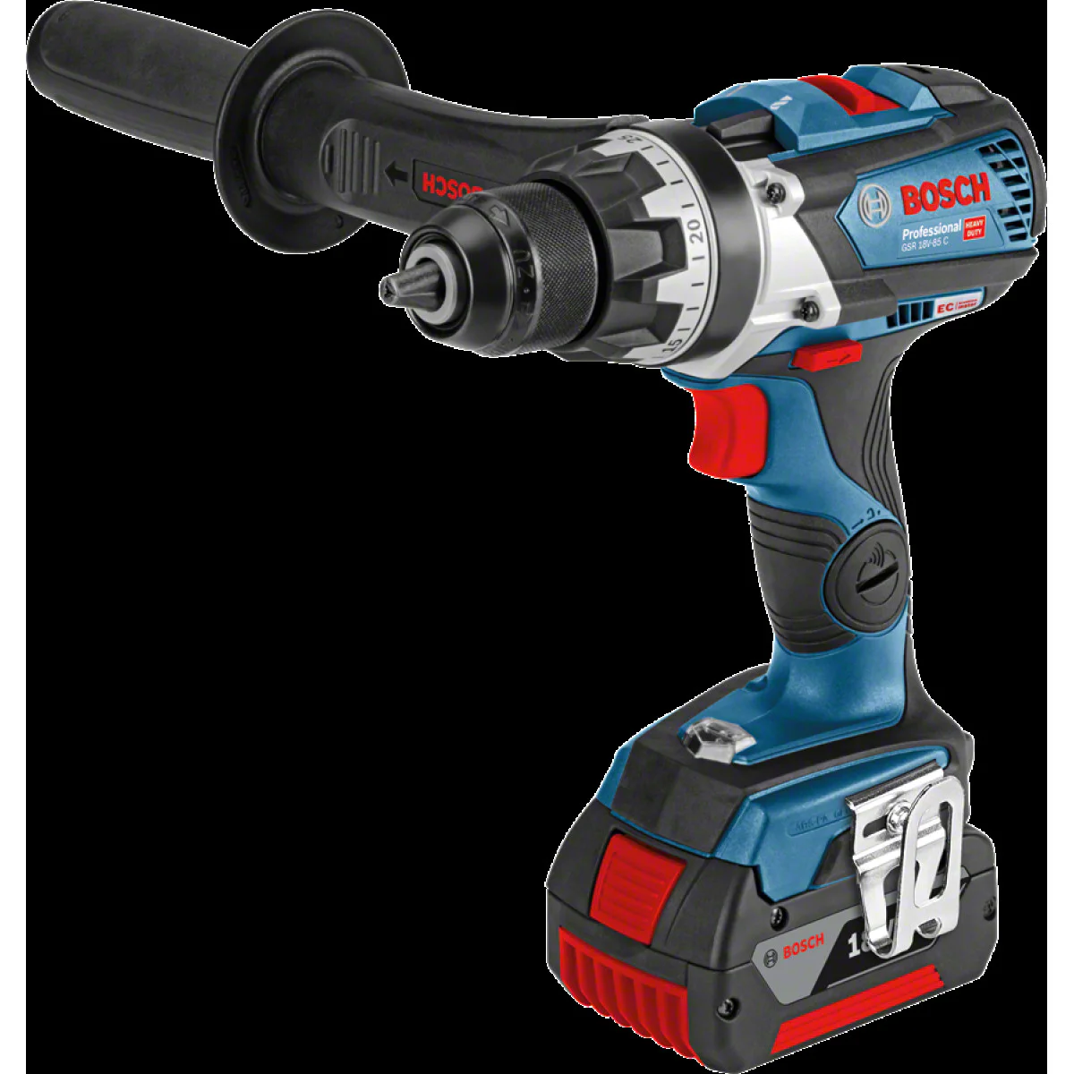 Акумулаторен винтоверт  GSR 18V-85 C + 2 батерии GBA 18V 5.0Ah 06019G0100
