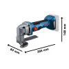 Акумулаторна ножица за ламарина GSC 18V-16 E 2 бр батерия ProCORE18V 4.0Ah, L-BOXX 136 0601926301 Акумулаторна ножица за ламарина GSC 18V-16 E 2 бр батерия ProCORE18V 4.0Ah, L-BOXX 136 0601926301