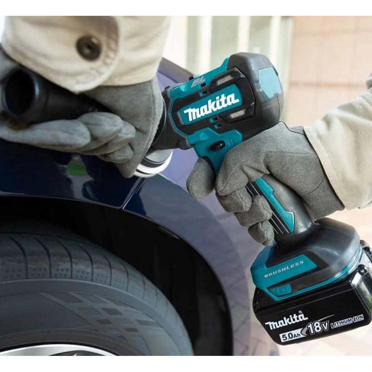 Акумулаторна полирмашина Makita DPV300Z, 18 V, 80/50 мм, соло DPV300Z