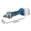 Акумулаторна права шлифовъчна машина Bosch GGS 18V-20 без батерия и зарядно устройство 06019B5401