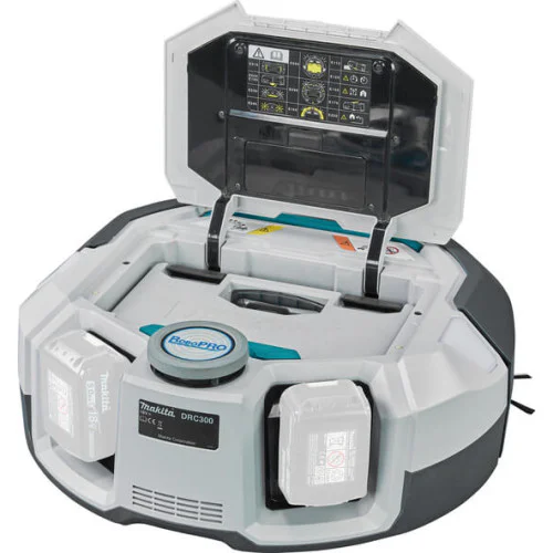 Акумулаторна прахосмукачка робот Makita DRC300Z, 18+18 V LXT, 600 м², без батерия и зарядно