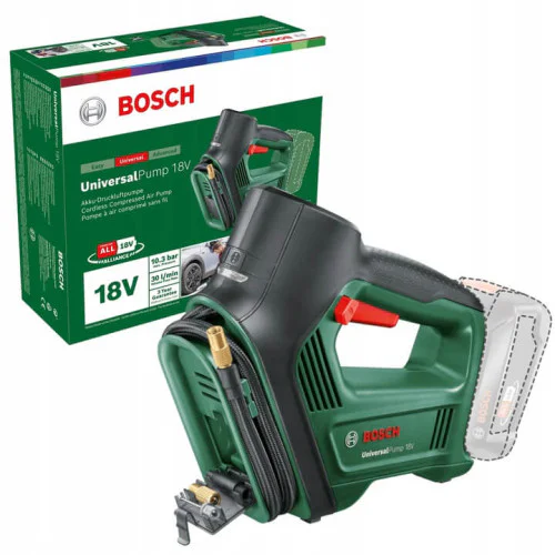 Акумулаторна въздушна помпа Bosch UniversalPump 18V, 1x 2,0 Ah батерия Акумулаторна въздушна помпа Bosch UniversalPump 18V, 1x 2,0 Ah батерия