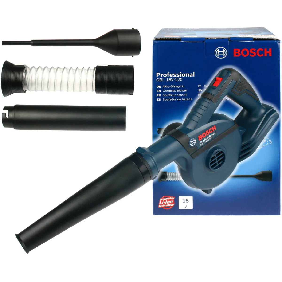 Акумулаторна въздуходувка Bosch GBL 18V-120 без батерия 06019F5100 Акумулаторна въздуходувка Bosch GBL 18V-120 без батерия 06019F5100