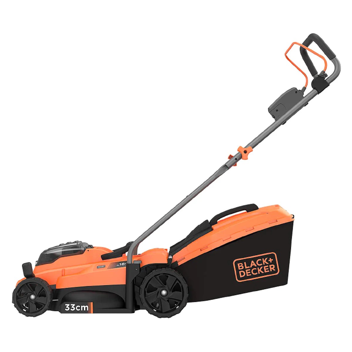 Акумулаторна косачка 18+18 V, 4 Ah, 330 мм Black & Decker BCMW33184L2 + акумулаторeн тример Black & Decker STC1820PC BCMW33184L2