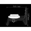 Стойка за лазерен нивелир Bosch RM 2 0601092700 Стойка за лазерен нивелир Bosch RM 2 0601092700