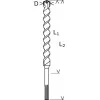 Свредло за бетон Bosch ф18x200x340 mm - SDS-Max 4 2608685862