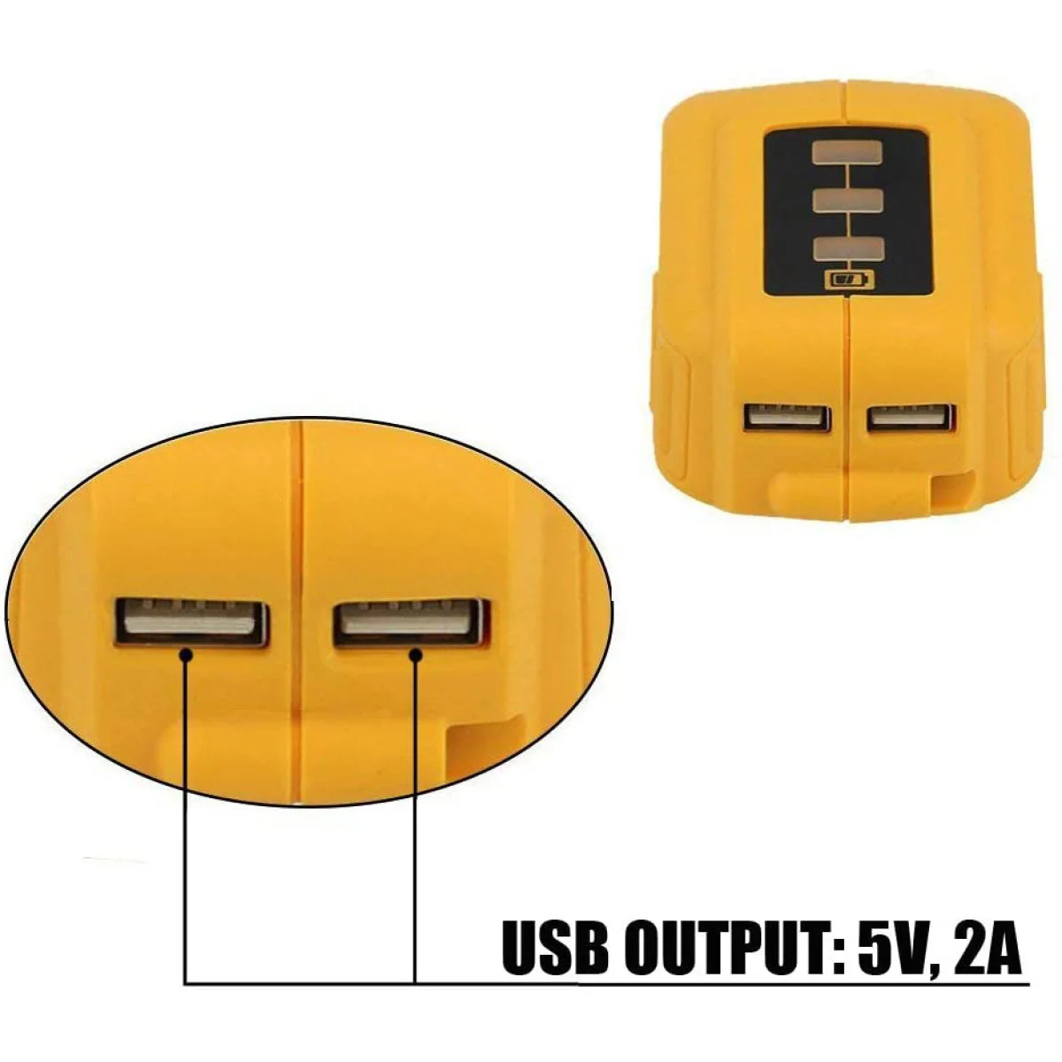 Зарядно 12-18V XR USB  DeWALT DCB090