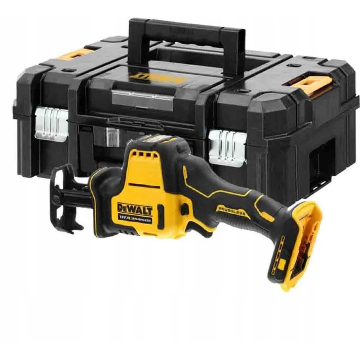 Трион саблен акумулаторен DeWALT DCS369M2, 2 батерии и зарядно, 18 V, 4 Ah, 0-2800 хода/мин, 16 мм DCS369M2-QW