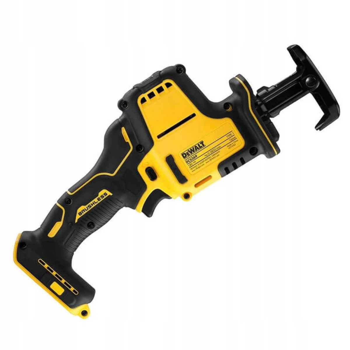 Трион саблен акумулаторен DeWALT DCS369M2, 2 батерии и зарядно, 18 V, 4 Ah, 0-2800 хода/мин, 16 мм DCS369M2-QW