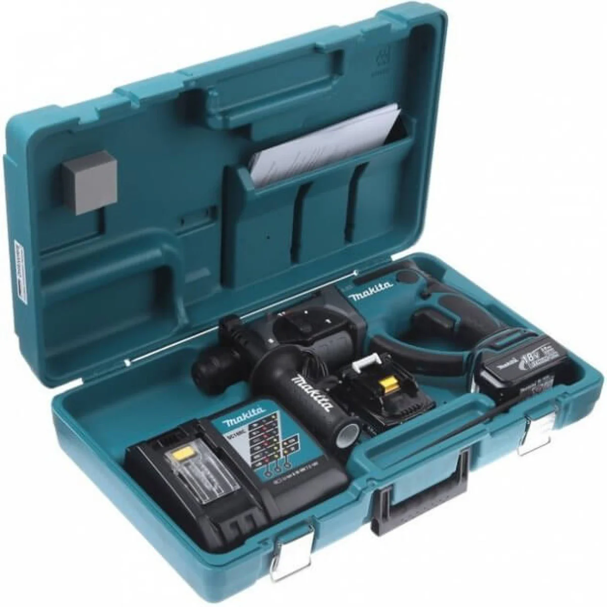 Акумулаторен перфоратор Makita DHR202RX4, 18 V, 3 Ah, 1.5 Ah, 2 J DHR202RX4