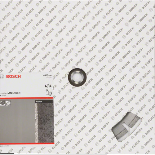 Диск диамантен за сухо рязане  ф 400 x 25,40 x 3,6 x 10 мм , Bosch Standard for Asphalt