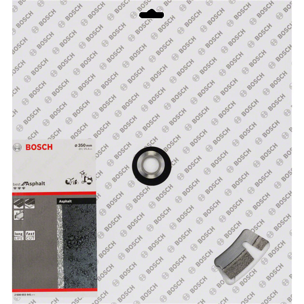 Диск диамантен за сухо рязане  ф350 x 20/25,40 x 3,2 x 12 мм , Bosch Best  for Asphalt 2608603641