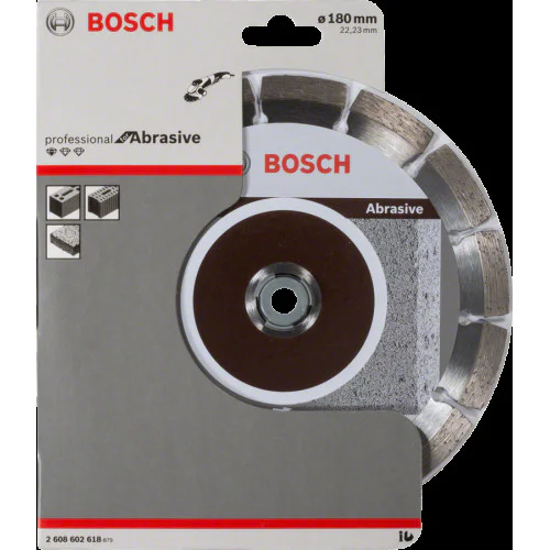 Диск диамантен за  рязане  ф180x 22,23 x 2 x 10 мм , Bosch Standard for Abrasive  Диск диамантен за  рязане  ф180x 22,23 x 2 x 10 мм , Bosch Standard for Abrasive