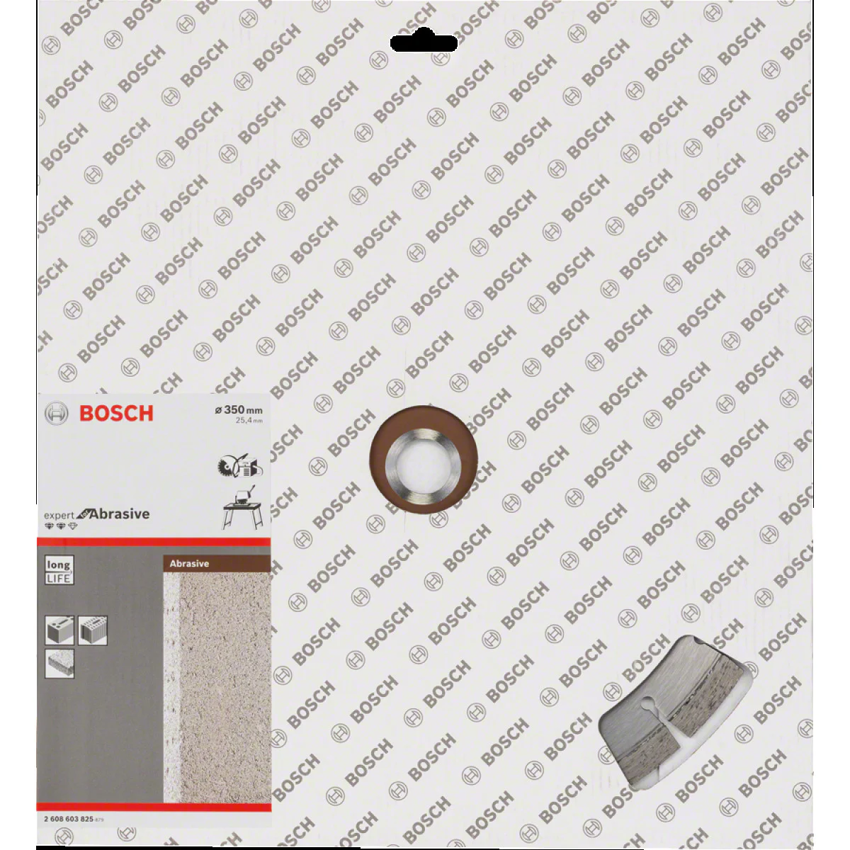 Диск диамантен за  рязане  ф350 x 25,40 x 3,2 x 12 мм , Bosch Expert for Abrasive 2608603825