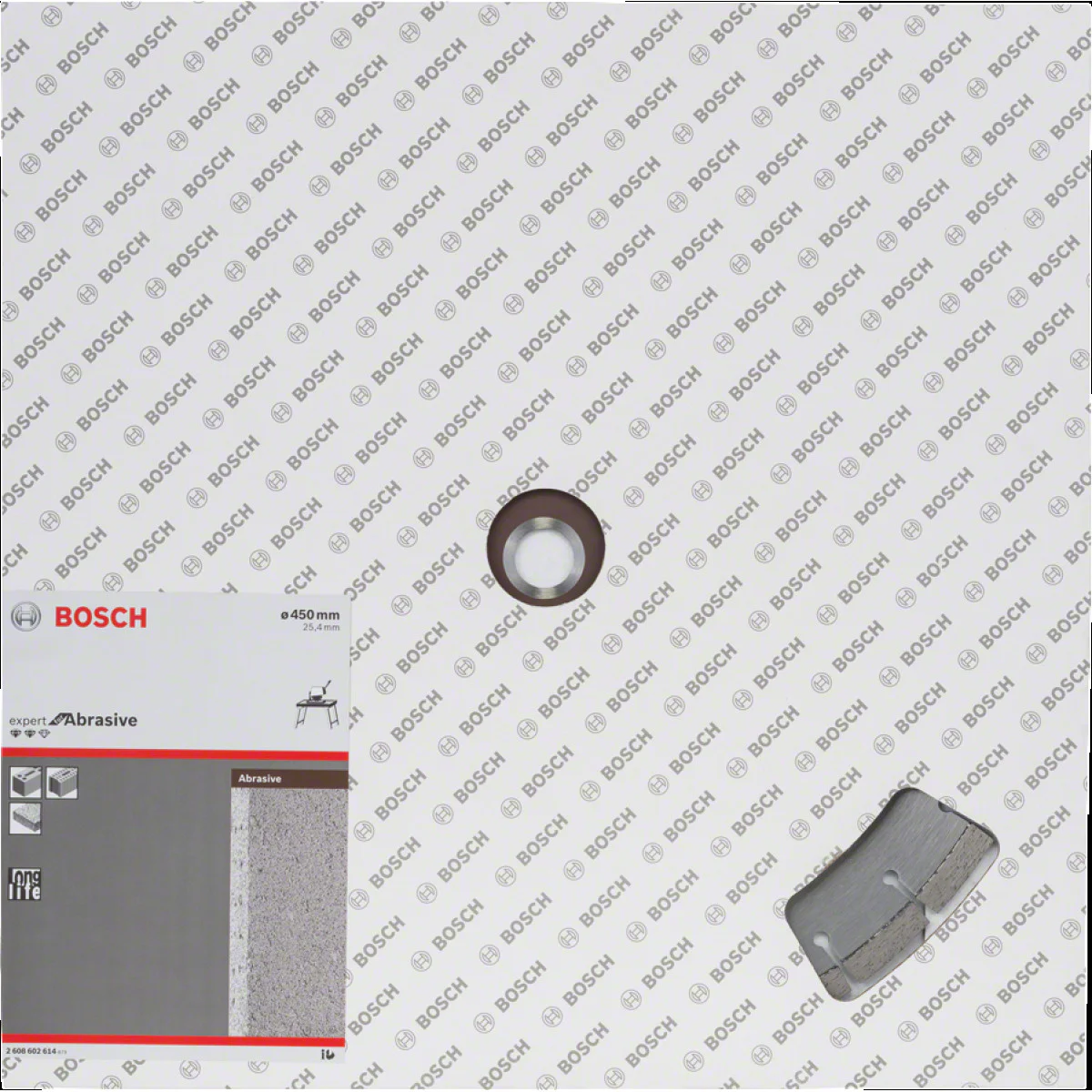 Диск диамантен за  рязане  ф450 x 25,40 x 3,6 x 12 мм , Bosch Expert for Abrasive 2608602614