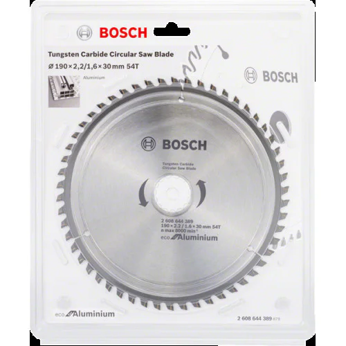 Диск за циркуляр Bosch Eco for Aluminium ф 190мм