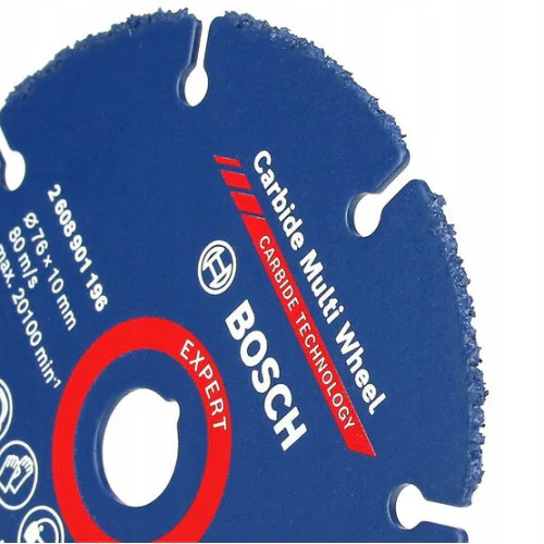 Диск за дърво и пластмаса Bosch Carbide Multi Wheel - 76мм