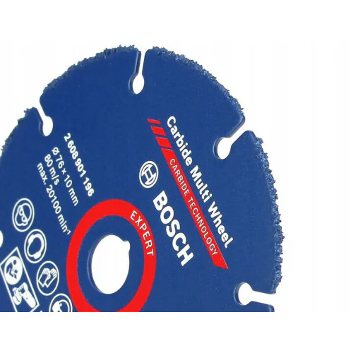 Диск за дърво и пластмаса Bosch Carbide Multi Wheel - 76мм