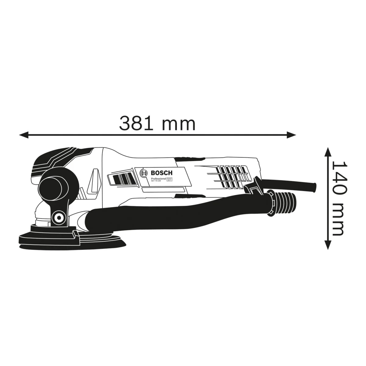 Ексцентър шлайф GЕТ 75-150 0601257100