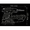 Ексцентършлайф BOSCH GEX 125-1 AE 0601387500 Ексцентършлайф BOSCH GEX 125-1 AE 0601387500