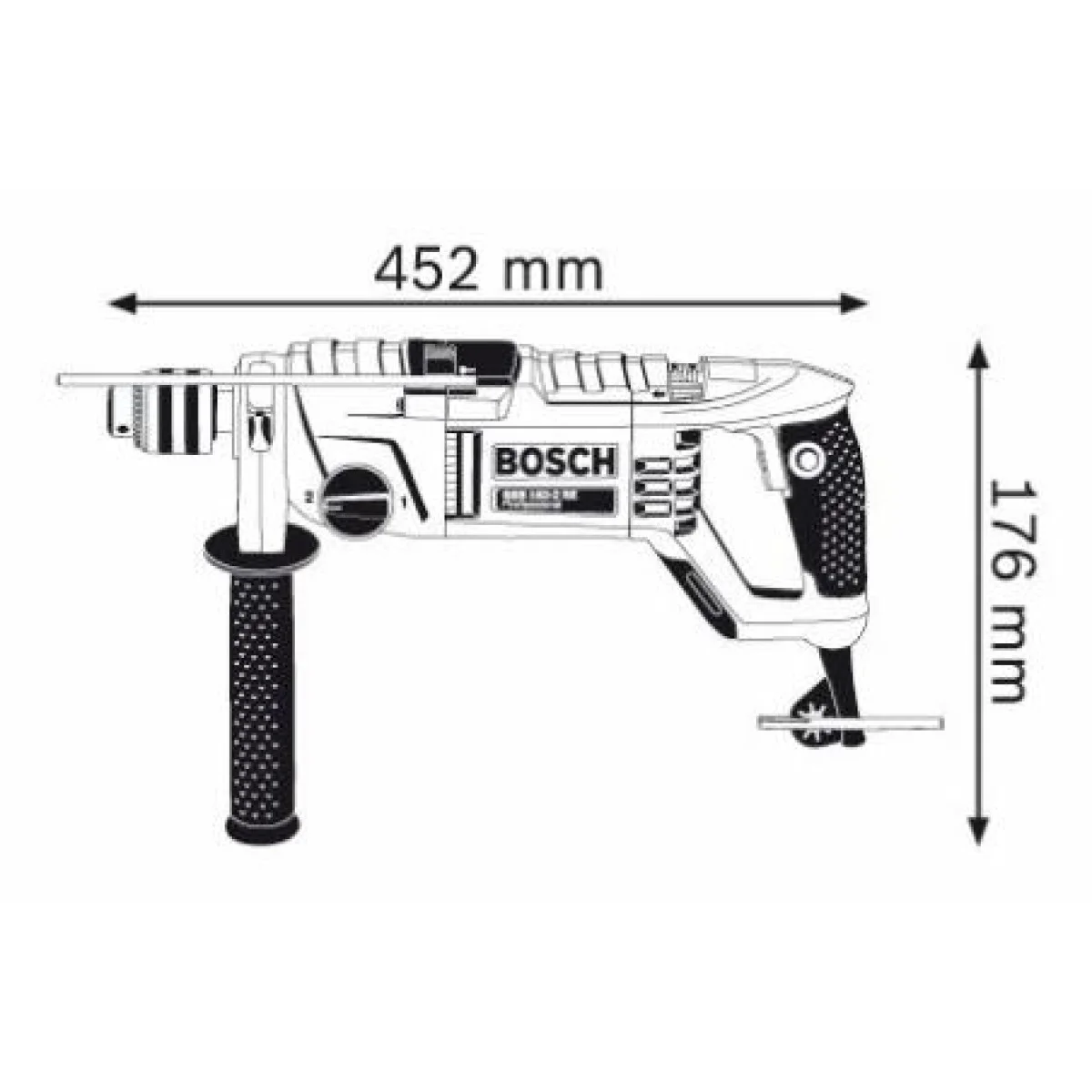 Електрическа ударна бормашина Bosch GSB 162-2 RE 060118B000 Електрическа ударна бормашина Bosch GSB 162-2 RE 060118B000