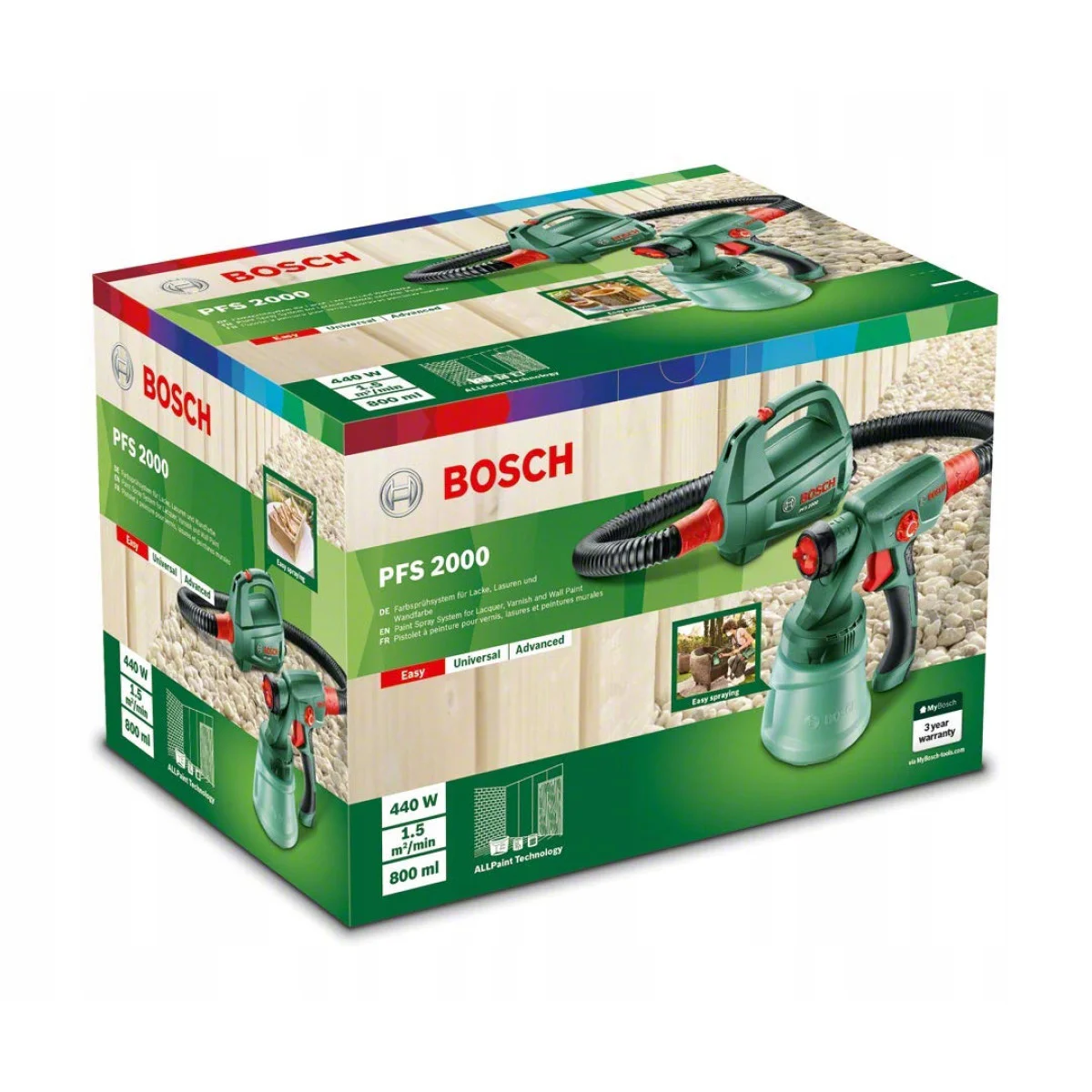 Електрически пистолет за боядисване BOSCH PFS 2000 0603207300 Електрически пистолет за боядисване BOSCH PFS 2000 0603207300