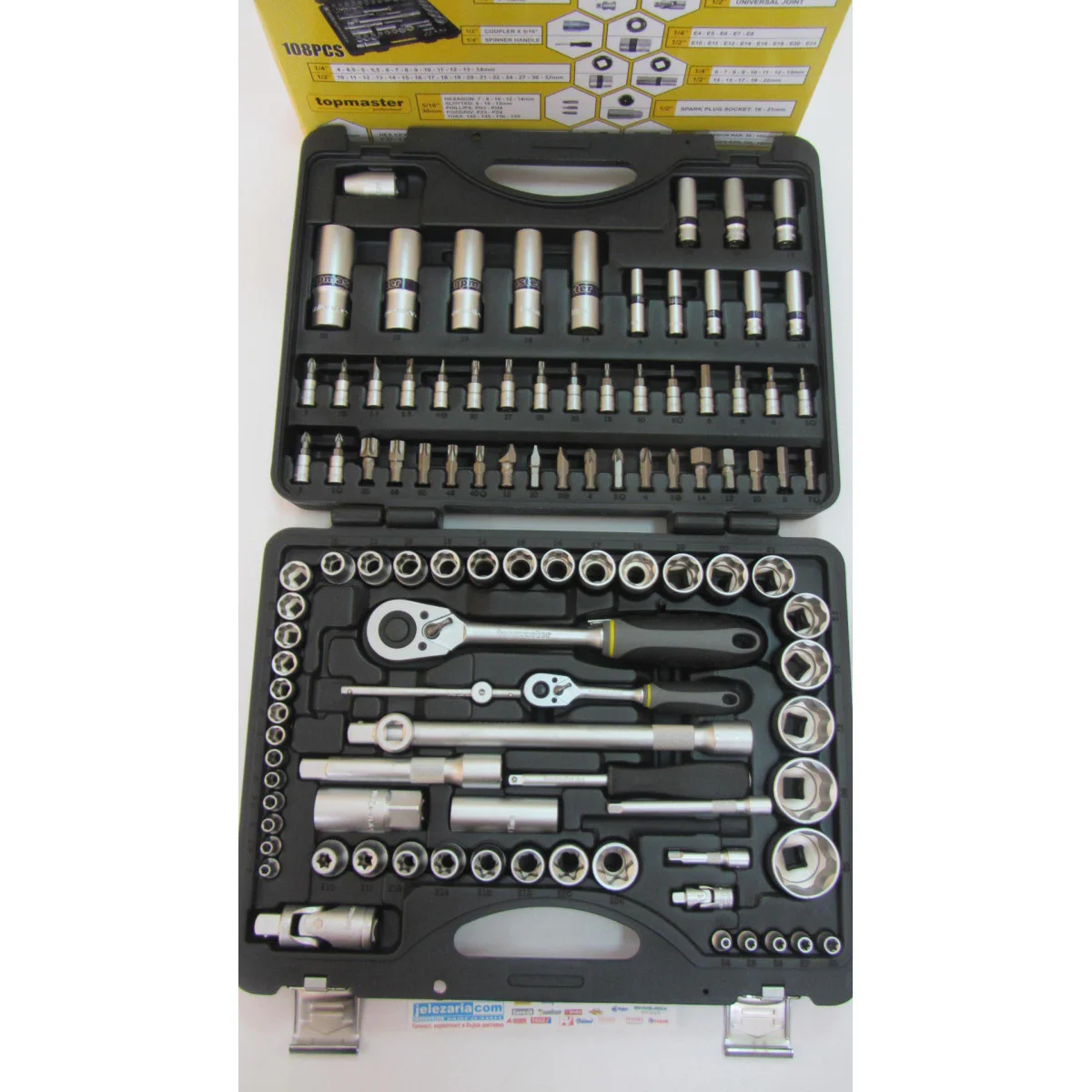 Гедоре TopMaster 108 части 1/4 330316 Гедоре TopMaster 108 части 1/4 330316