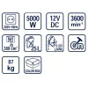 Генератор за ток бензинов 5kW RD-GG03 129941 Генератор за ток бензинов 5kW RD-GG03 129941