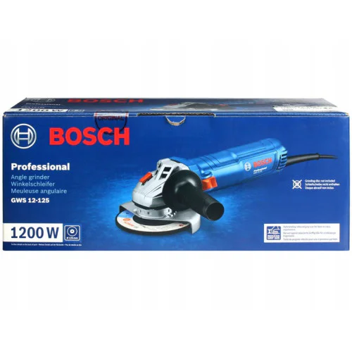 Ъглошлайф Bosch GWS 12-125, 1200 W, 125мм