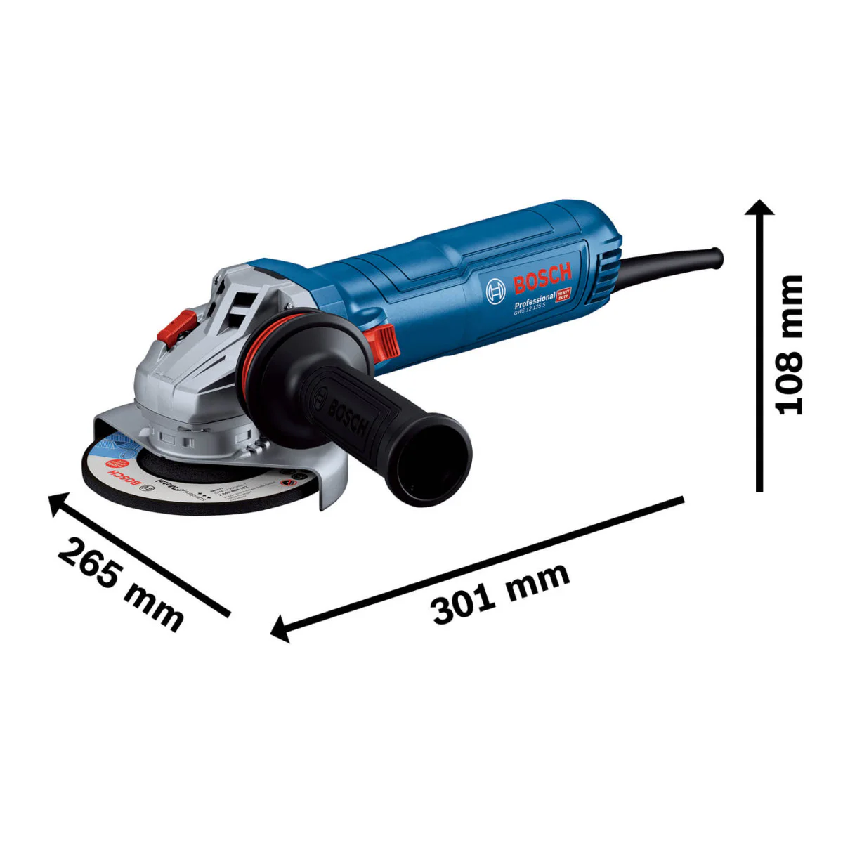 Ъглошлайф Bosch GWS 12-125 S - 1200W 06013A6020 Ъглошлайф Bosch GWS 12-125 S - 1200W 06013A6020