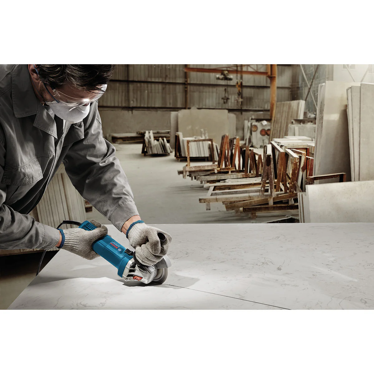 Ъглошлайф Bosch GWS 750 S 125 с рег.обороти 0601394121