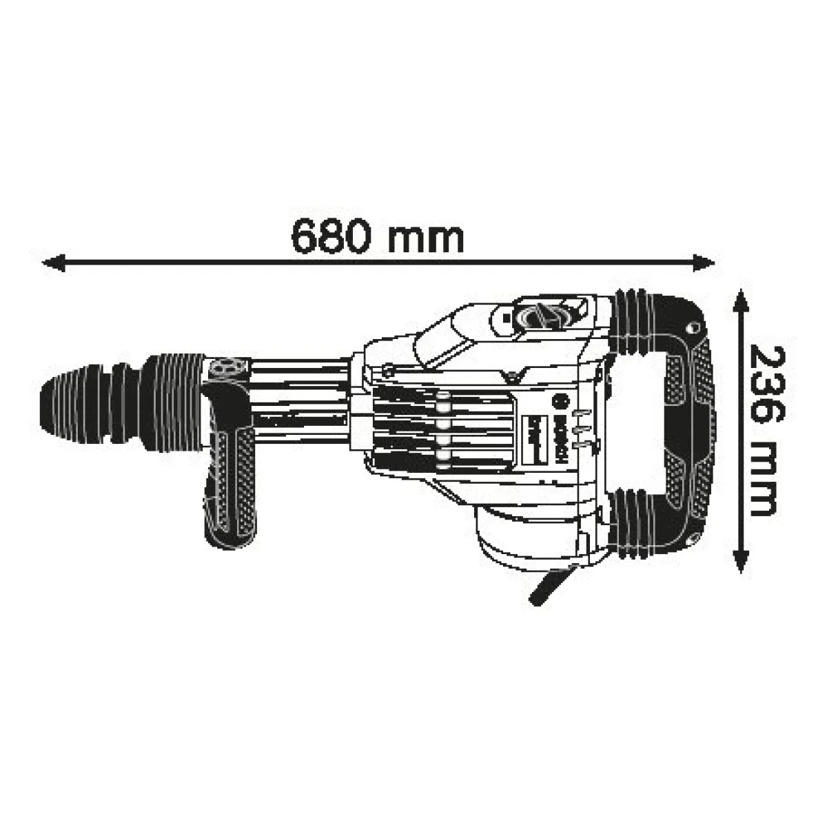 Къртач BOSCH GSH 11 VC 0611336000