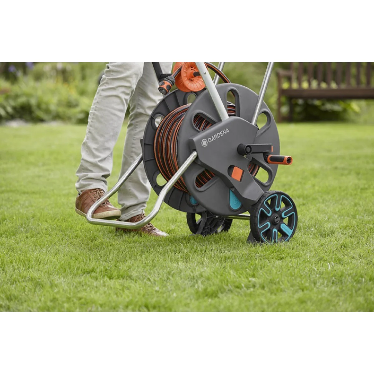 Количка за маркуч AquaRoll L Easy  GARDENA 18520-20