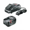 Комплект със зарядно устройство Bosch AL 1830 CV и 4,0 Ah батерия 18V за Bosch и GARDENA 1600A02A4U