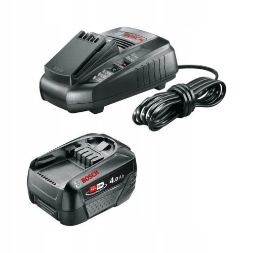 Комплект със зарядно устройство Bosch AL 1830 CV и 4,0 Ah батерия 18V за Bosch и GARDENA